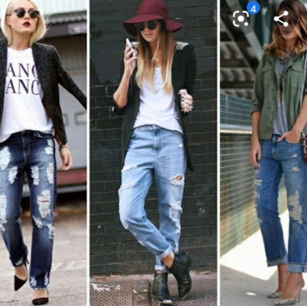 CARMAR Denim Boyfriend Straight Leg Jeans …